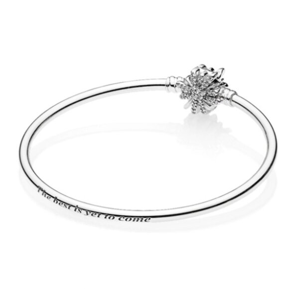 NIB Pandora Fireworks Limited Edition Sterling Silver Bangle Bracelet - Picture 2 of 8